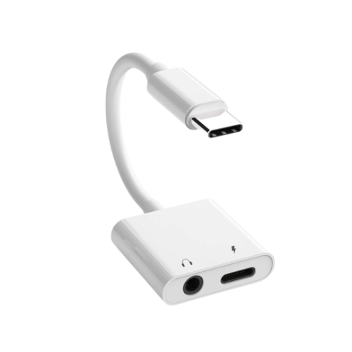 Adaptador De Audio Tipo C A Auxiliar Jack 3.5 Plug